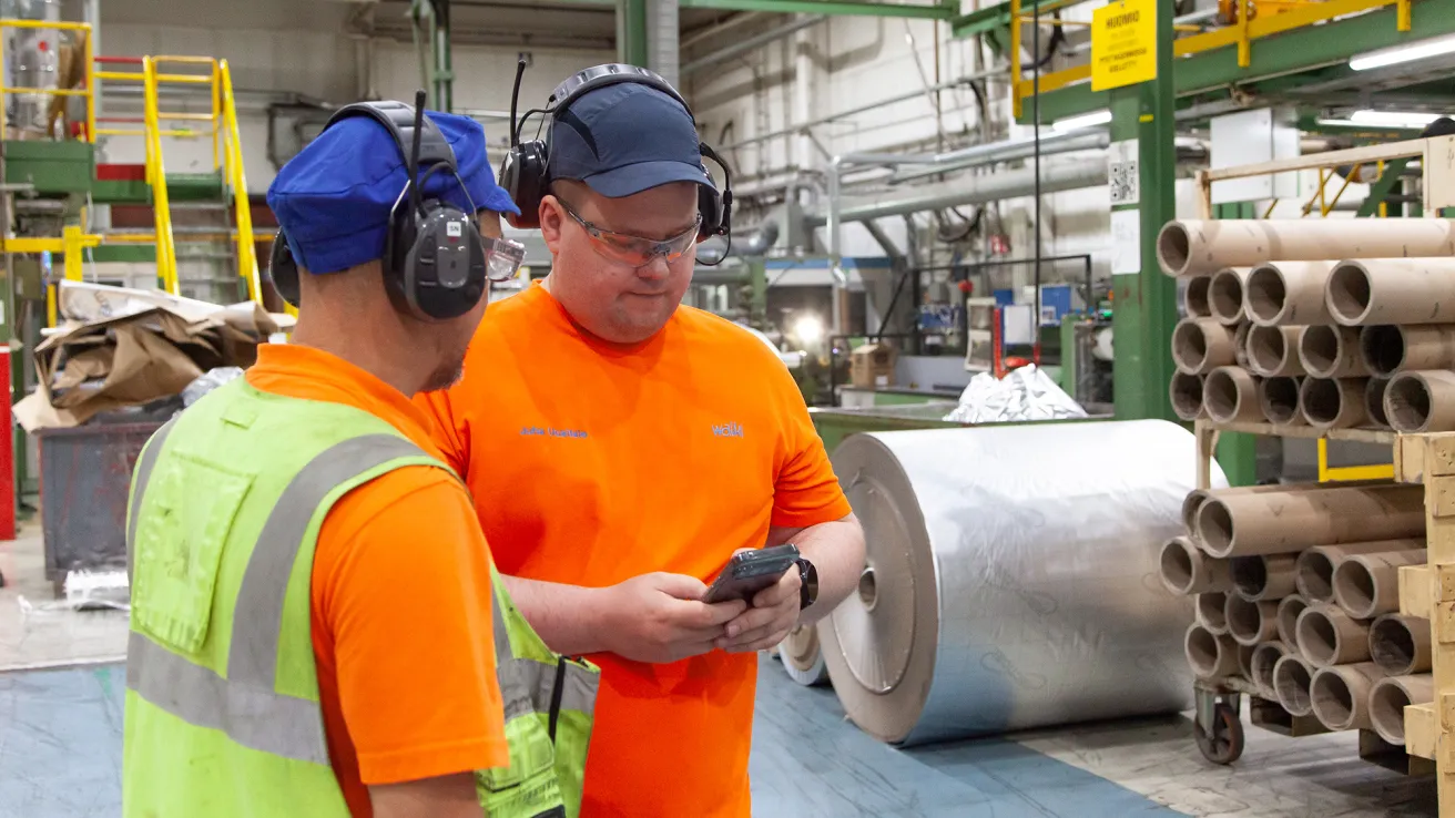 Juha Uusitalo Walkin tehtaalla