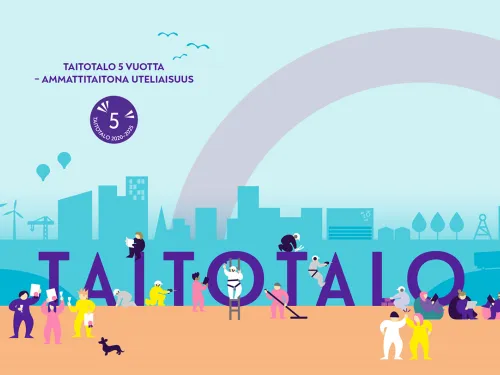 Taitotalo viisi vuotta